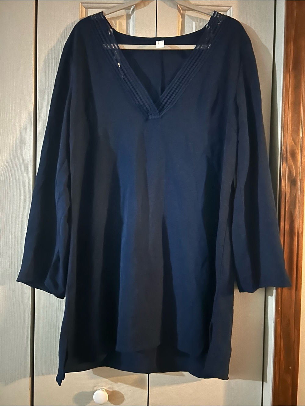 Swim cover up by Liz Claiborne Navy